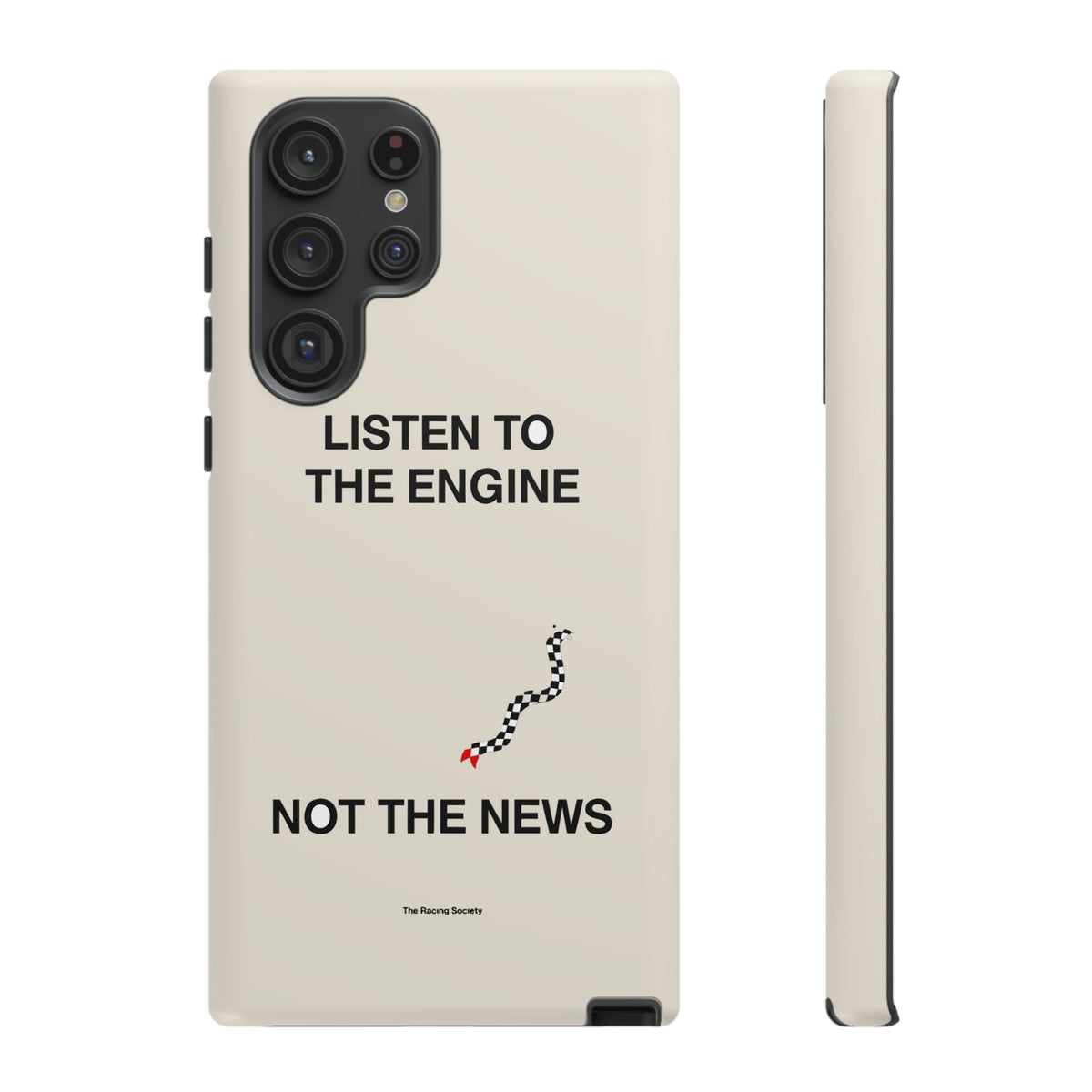 Listen To The Engine, Not The News — Samsung Galaxy Tough Case