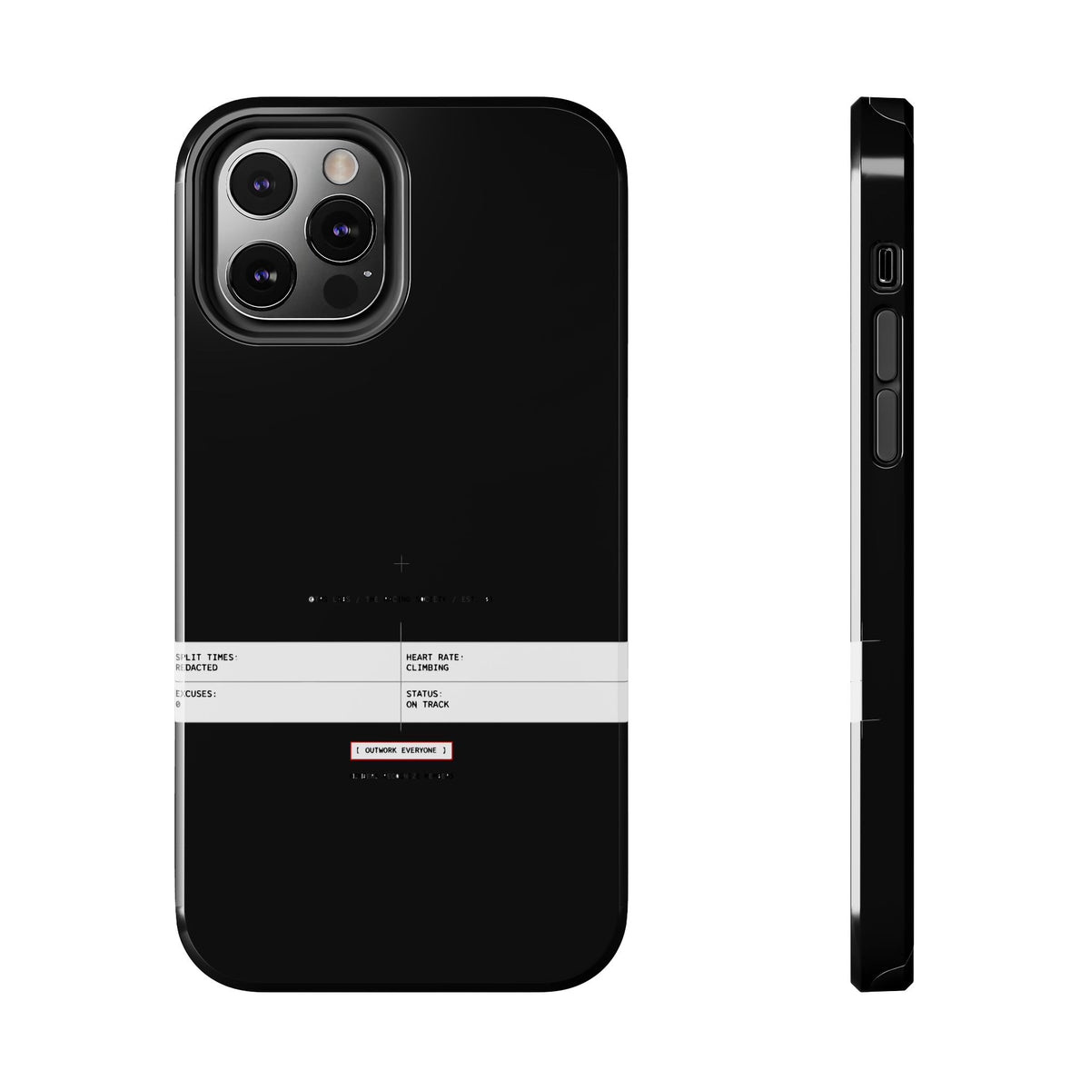 Split Times Redacted — iPhone Tough Case