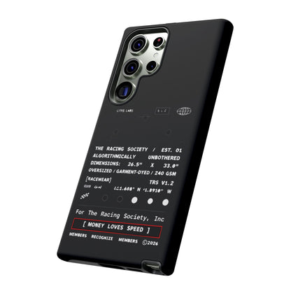 Money Loves Speed Spec — Samsung Galaxy Tough Case