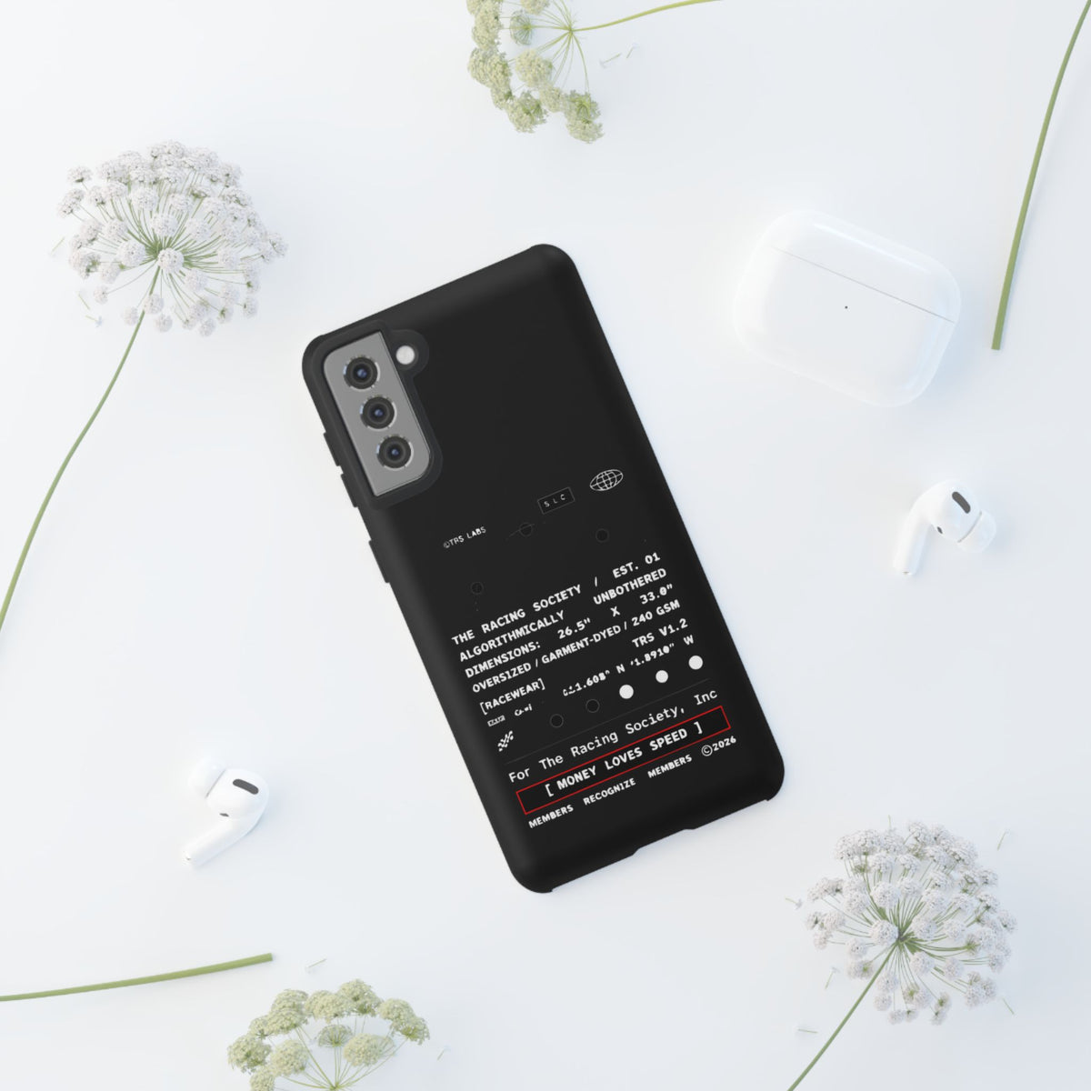 Money Loves Speed Spec — Samsung Galaxy Tough Case