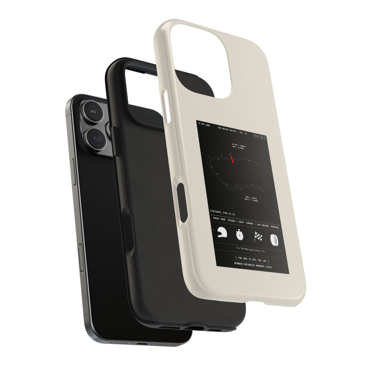 The Map Is Not The Lap — iPhone Tough Case