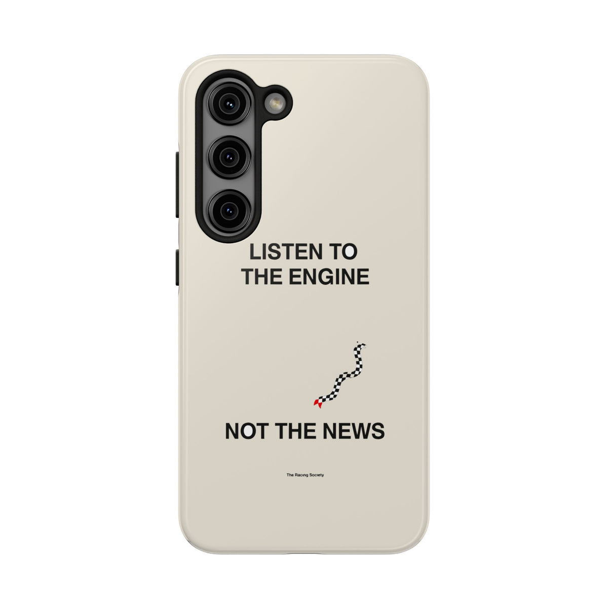 Listen To The Engine, Not The News — iPhone Tough Case
