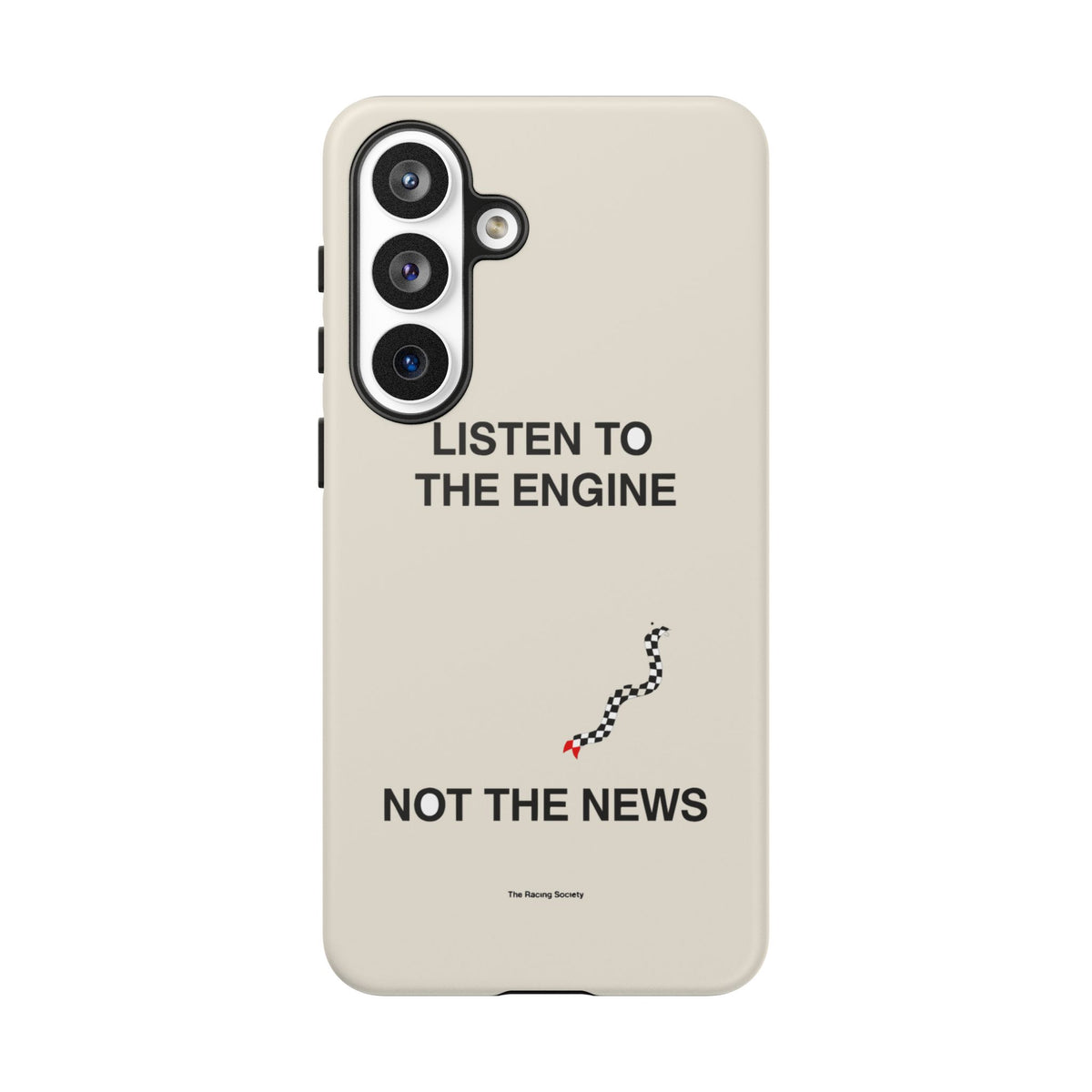 Listen To The Engine, Not The News — Samsung Galaxy Tough Case