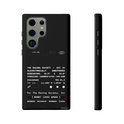 Money Loves Speed Spec — Samsung Galaxy Tough Case