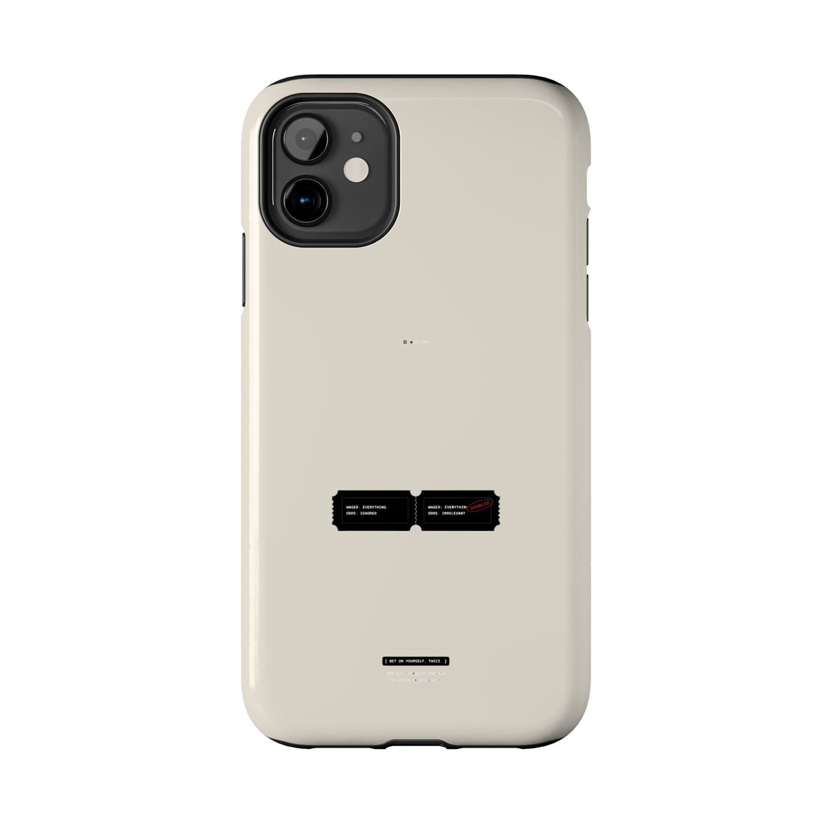 Bet On Yourself. Twice. — iPhone Tough Case