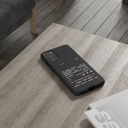 Money Loves Speed Spec — Samsung Galaxy Tough Case