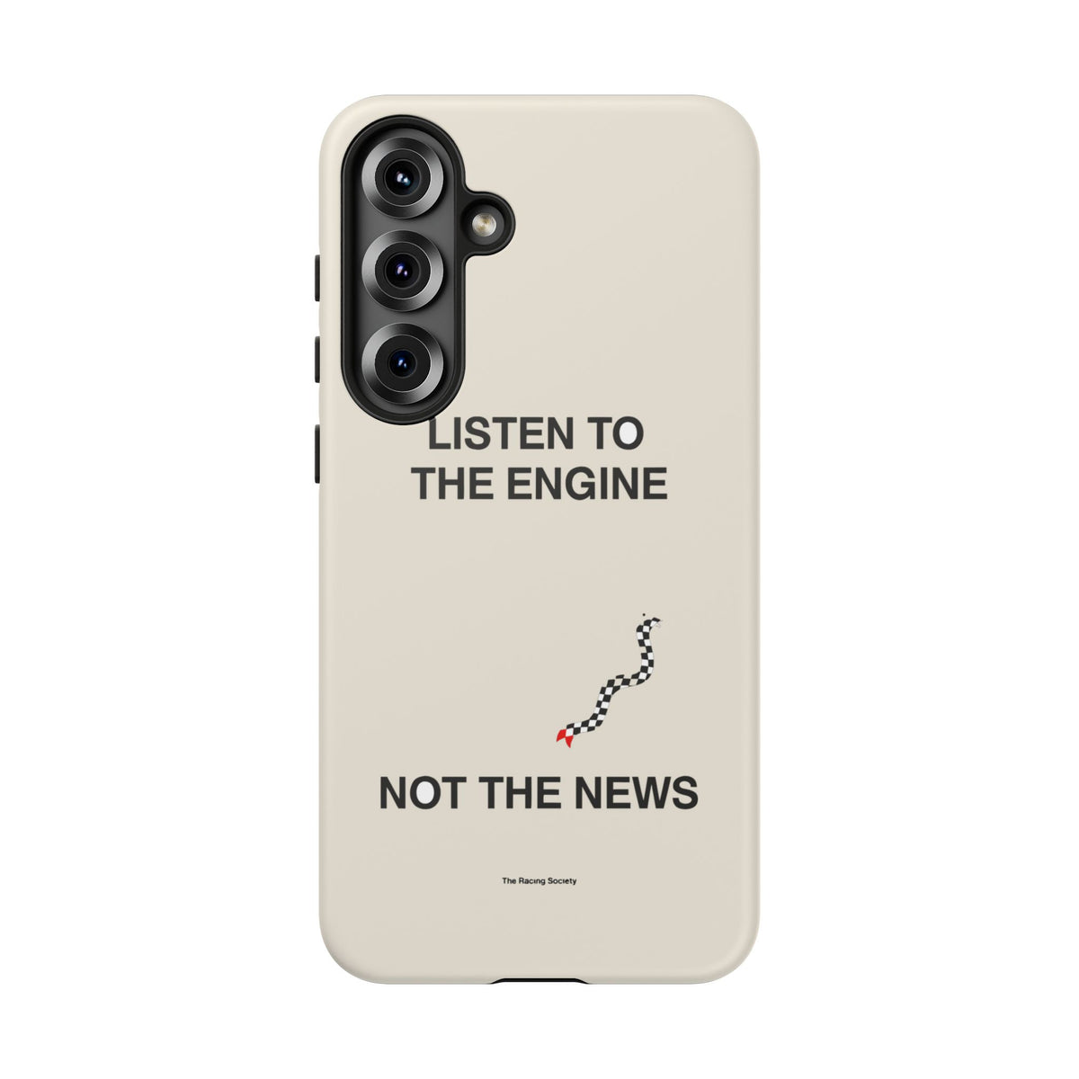 Listen To The Engine, Not The News — Samsung Galaxy Tough Case