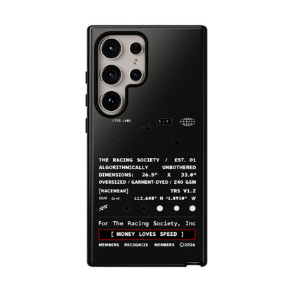 Money Loves Speed Spec — Samsung Galaxy Tough Case