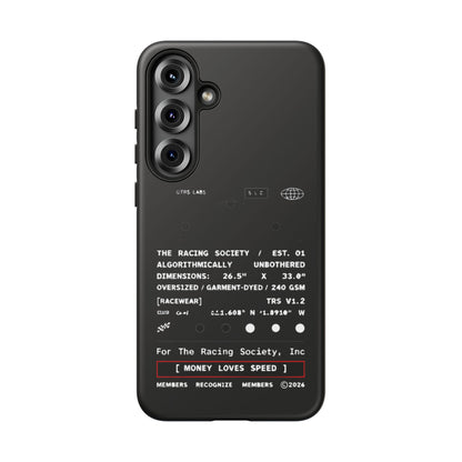 Money Loves Speed Spec — Samsung Galaxy Tough Case