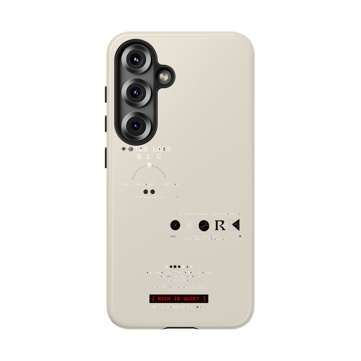 Rich Is Quiet Specimen — Samsung Galaxy Tough Case