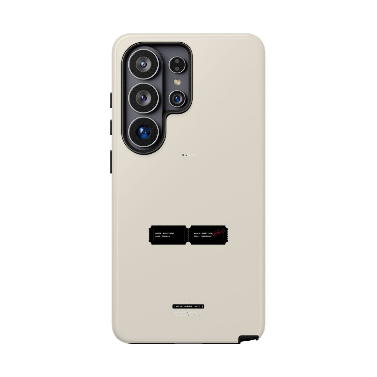 Bet On Yourself. Twice. — Samsung Galaxy Tough Case