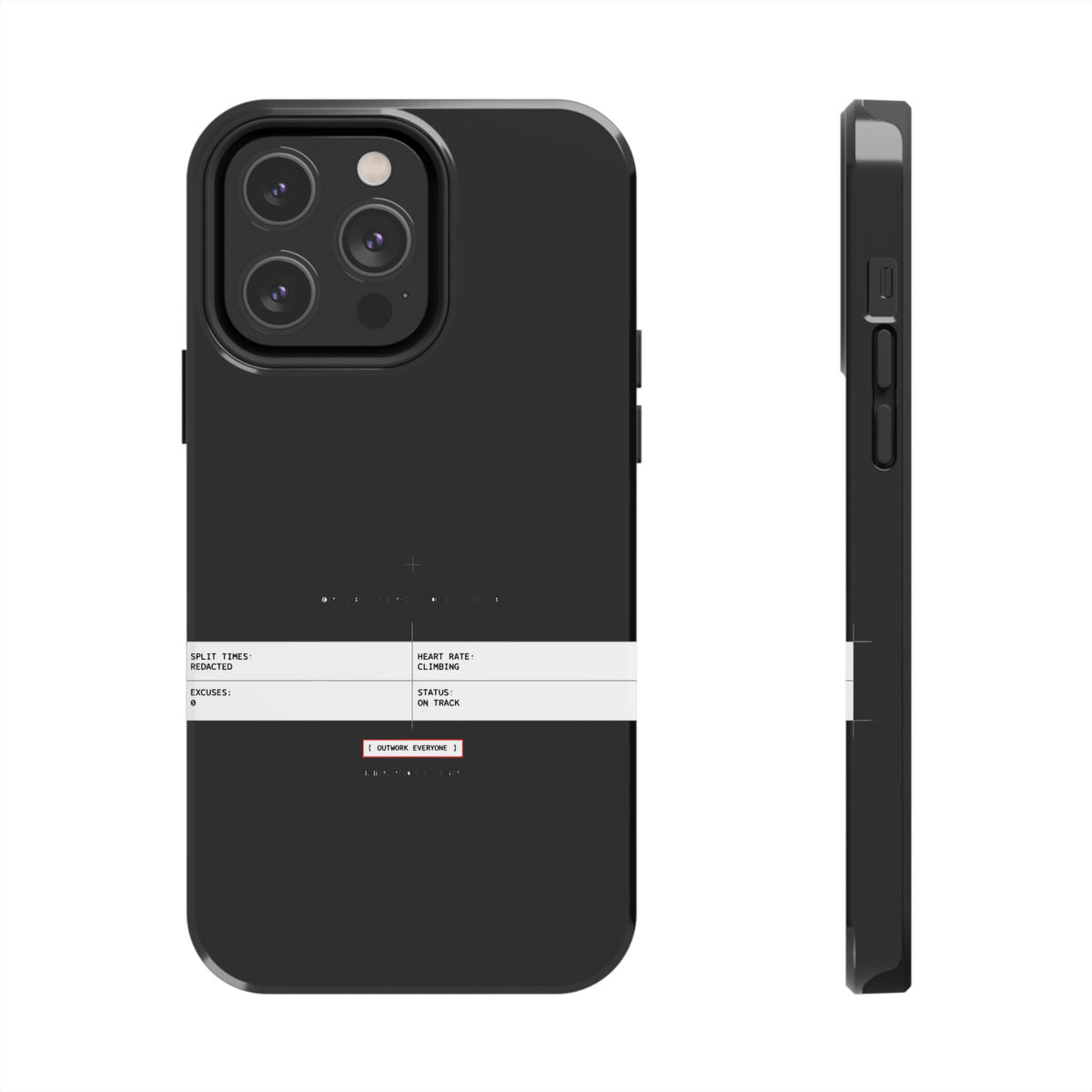 Split Times Redacted — iPhone Tough Case