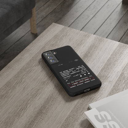 Money Loves Speed Spec — Samsung Galaxy Tough Case