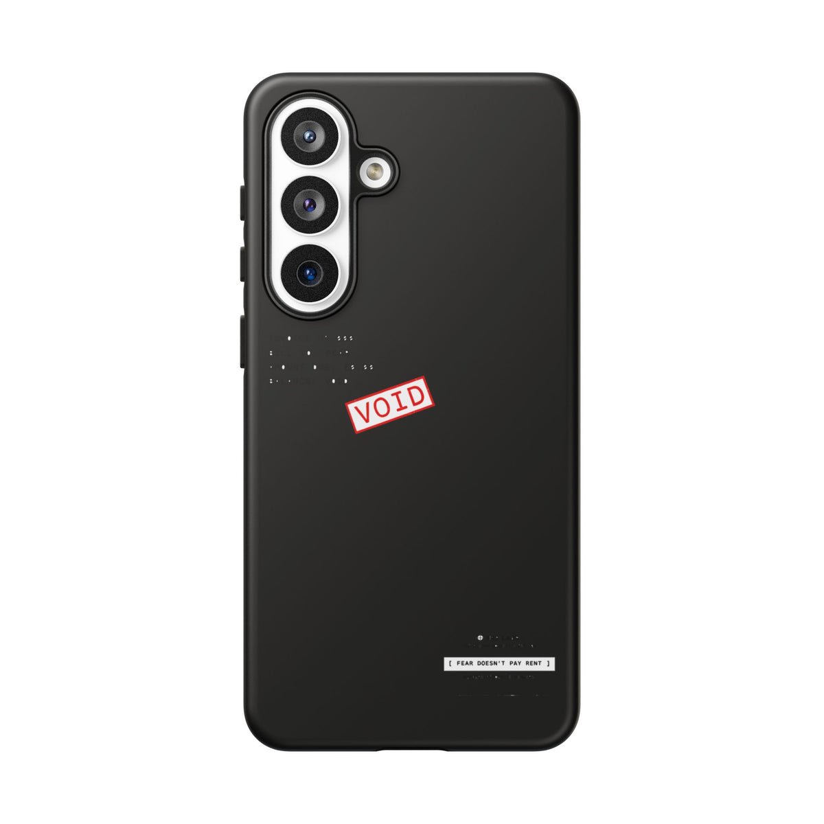 Fear Doesn't Pay Rent — Samsung Galaxy Tough Case