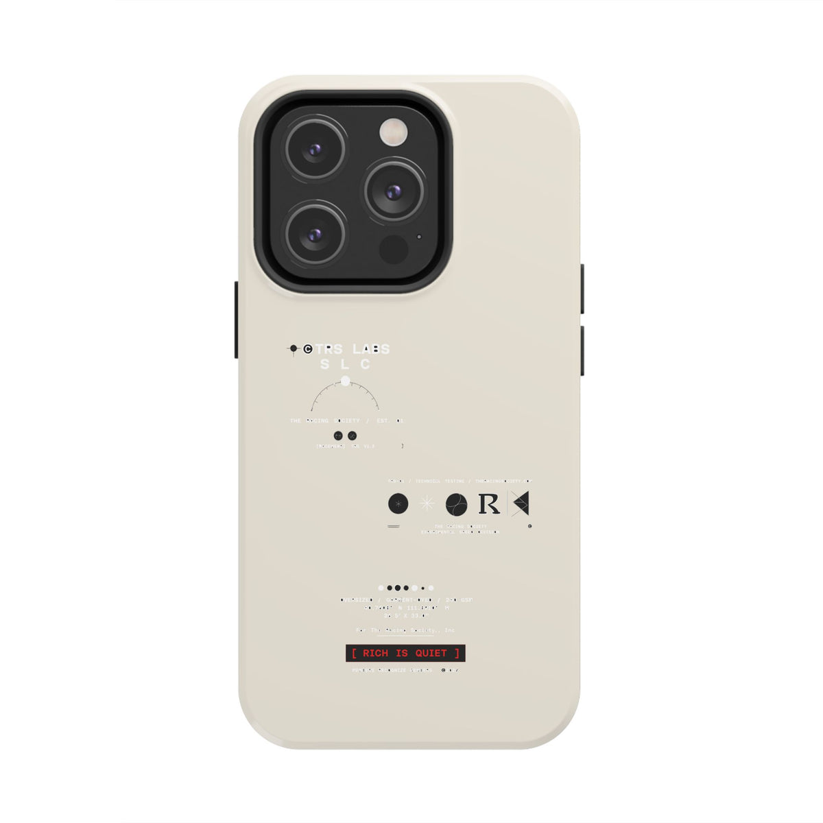 Rich Is Quiet Specimen — iPhone Tough Case