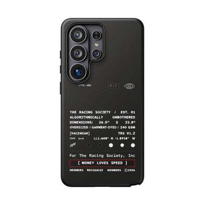 Money Loves Speed Spec — Samsung Galaxy Tough Case