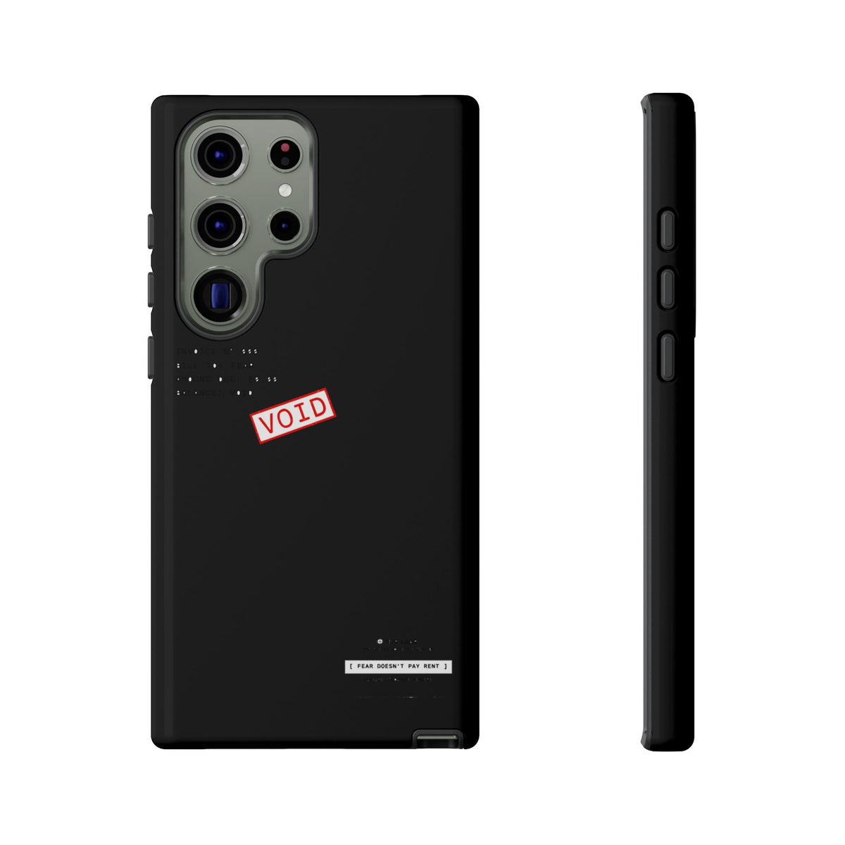 Fear Doesn't Pay Rent — Samsung Galaxy Tough Case