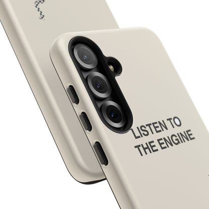Listen To The Engine, Not The News — Samsung Galaxy Tough Case