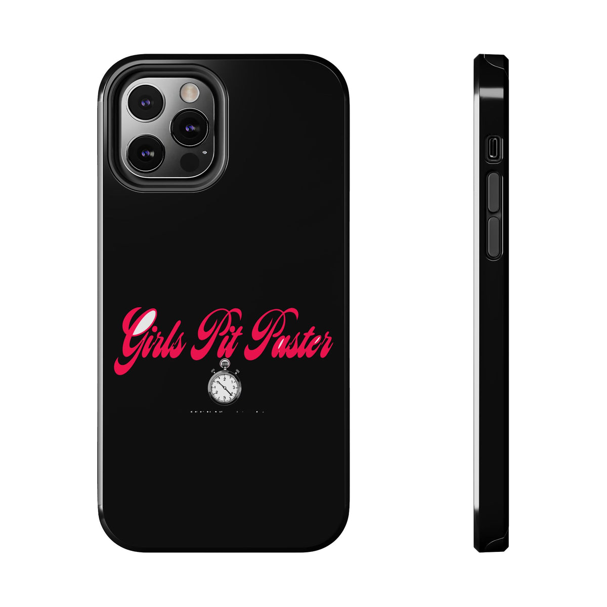 Girls Pit Faster Stopwatch — iPhone Tough Case