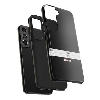 Split Times Redacted — iPhone Tough Case
