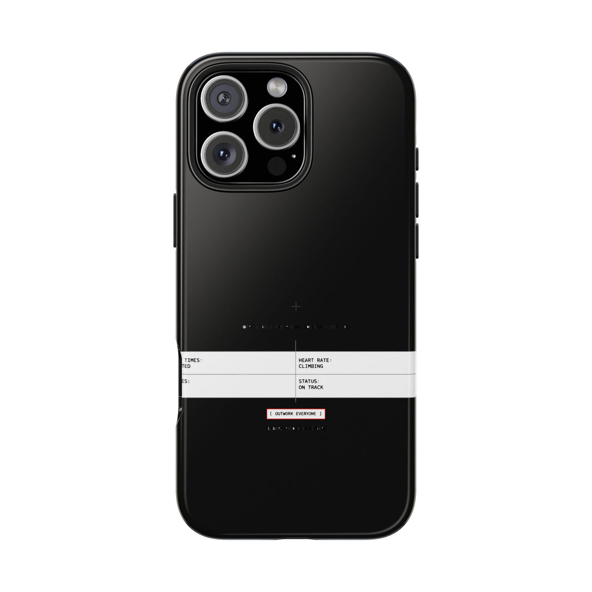 Split Times Redacted — iPhone Tough Case