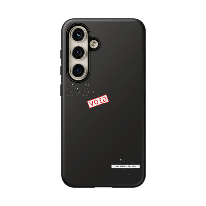 Fear Doesn't Pay Rent — Samsung Galaxy Tough Case