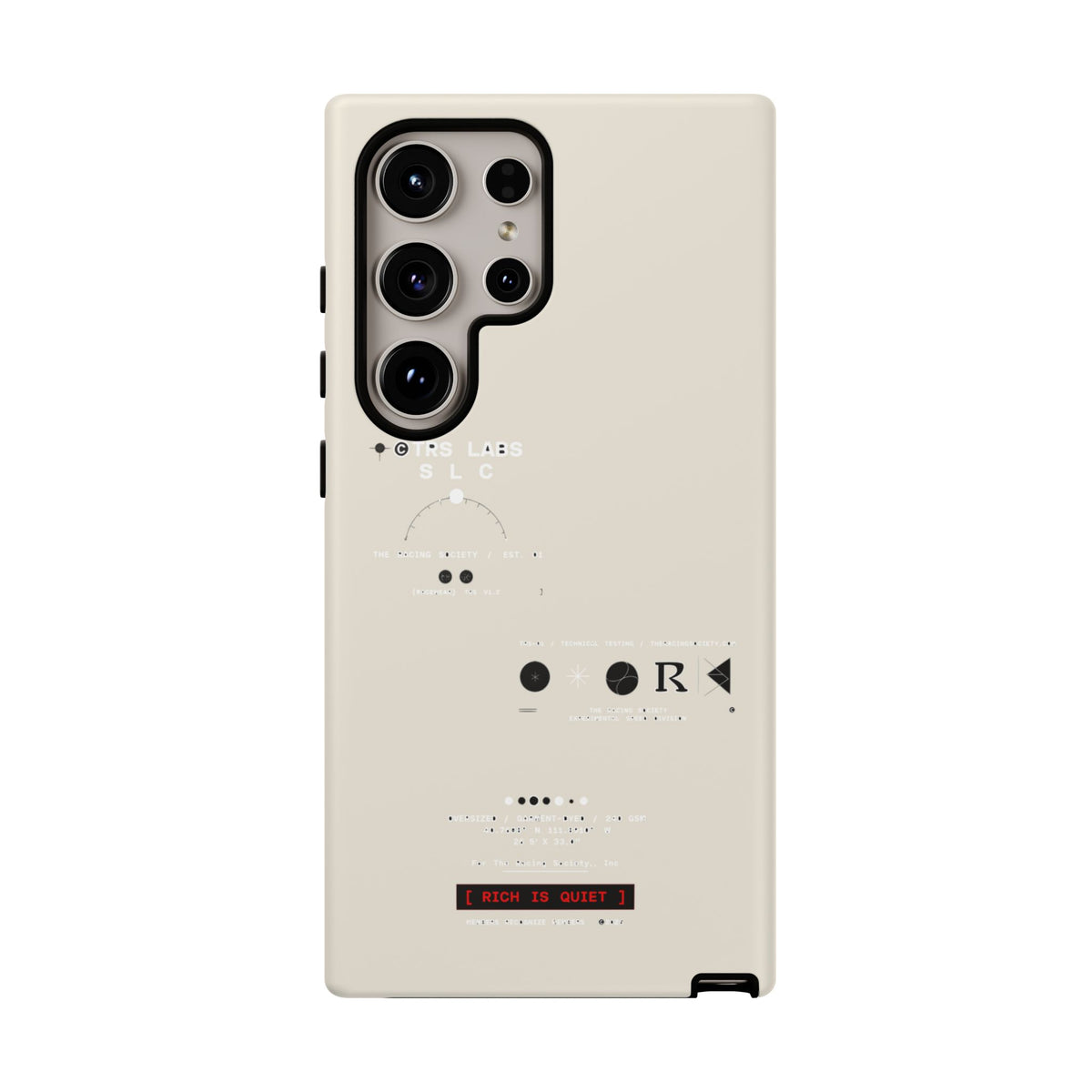 Rich Is Quiet Specimen — Samsung Galaxy Tough Case