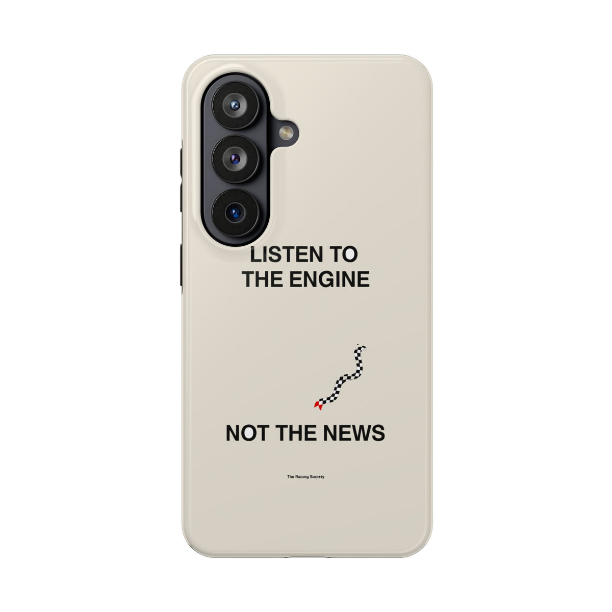 Listen To The Engine, Not The News — iPhone Tough Case