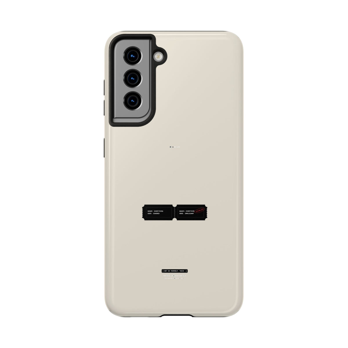 Bet On Yourself. Twice. — iPhone Tough Case