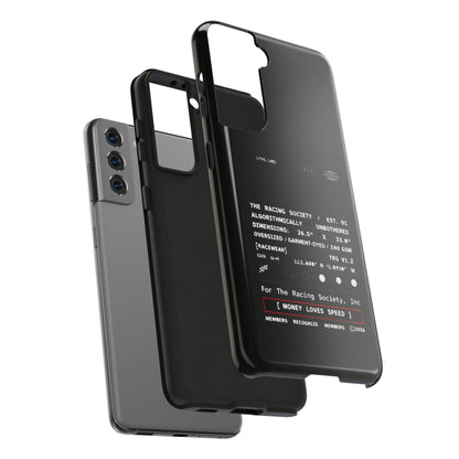 Money Loves Speed Spec — iPhone Tough Case