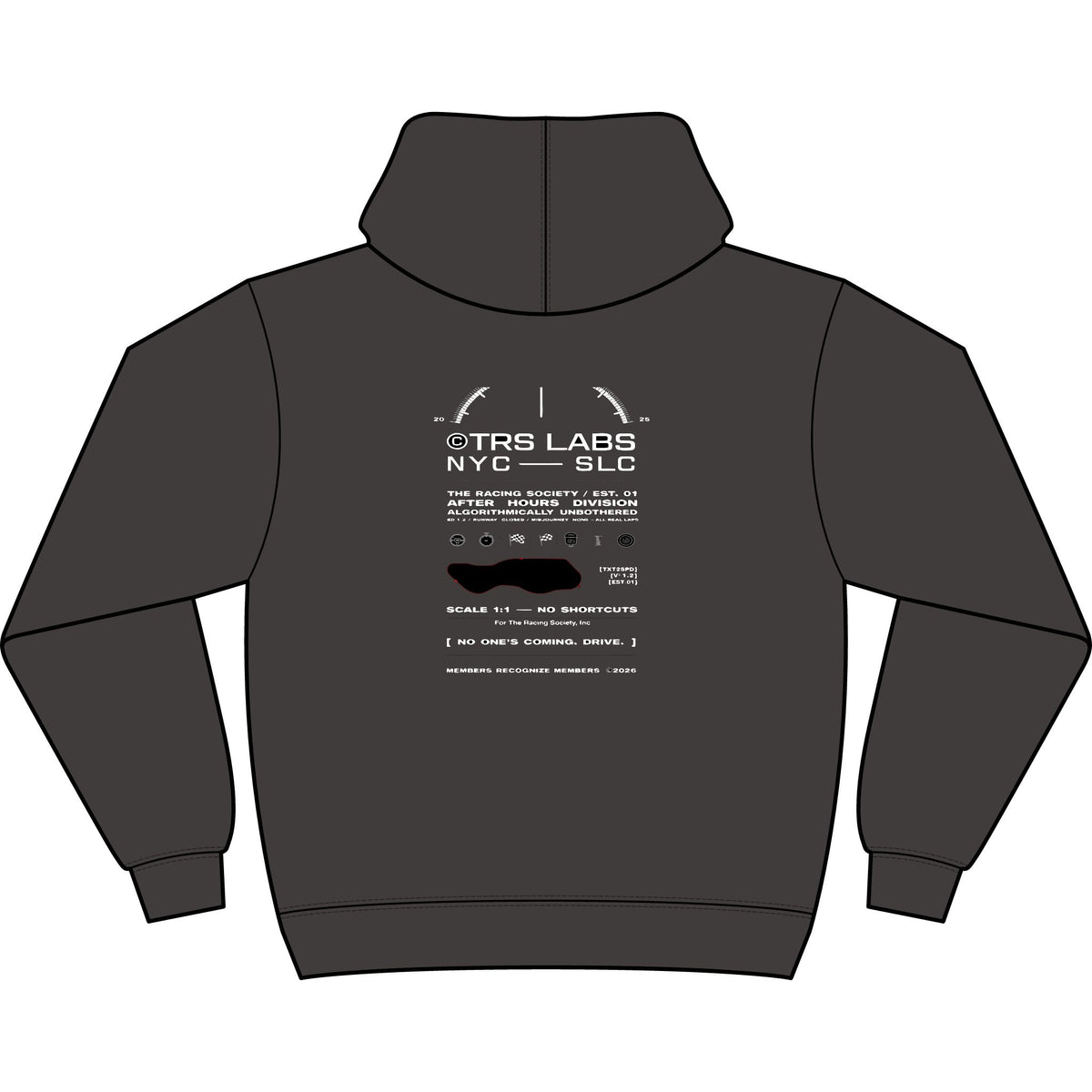 No One's Coming. Drive. — Box Hoodie
