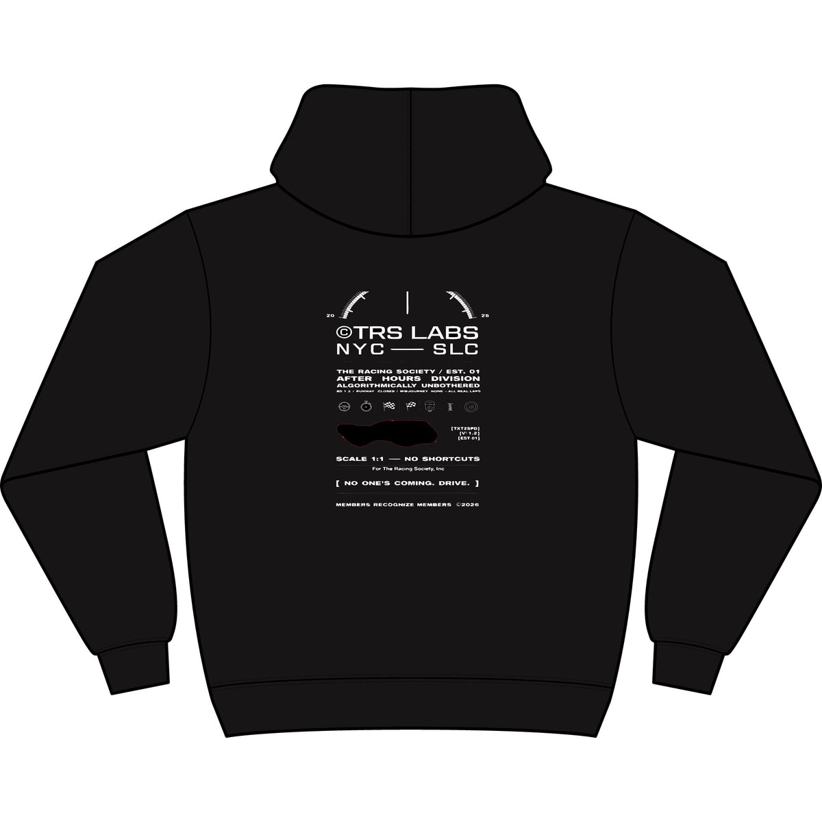 No One's Coming. Drive. — Box Hoodie