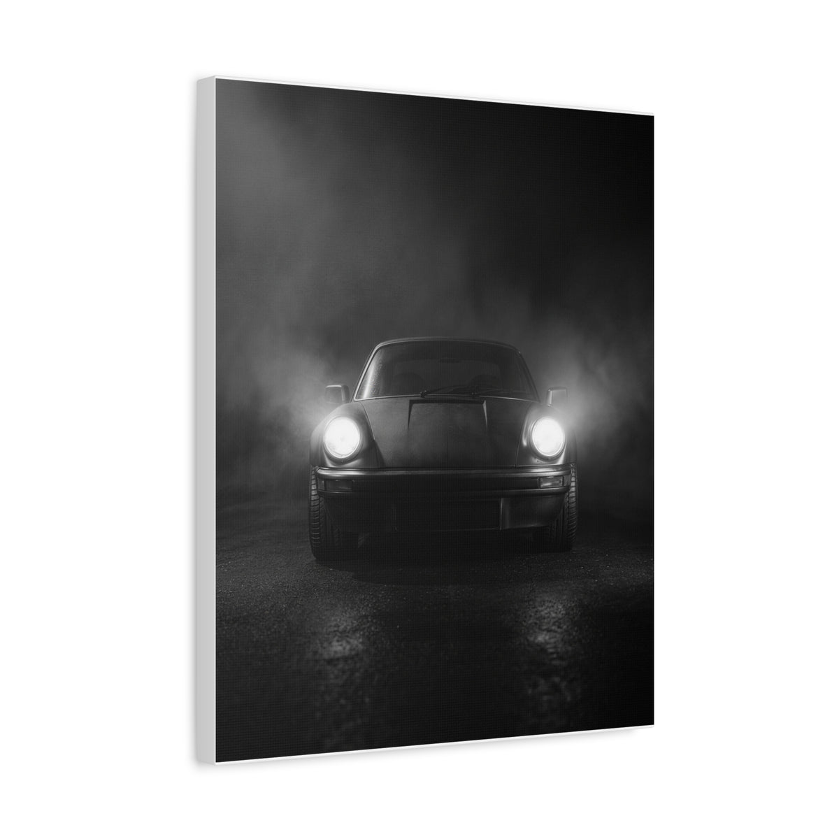 Fog Lights car canvas wall art — canvas on wall detail, The Racing Society