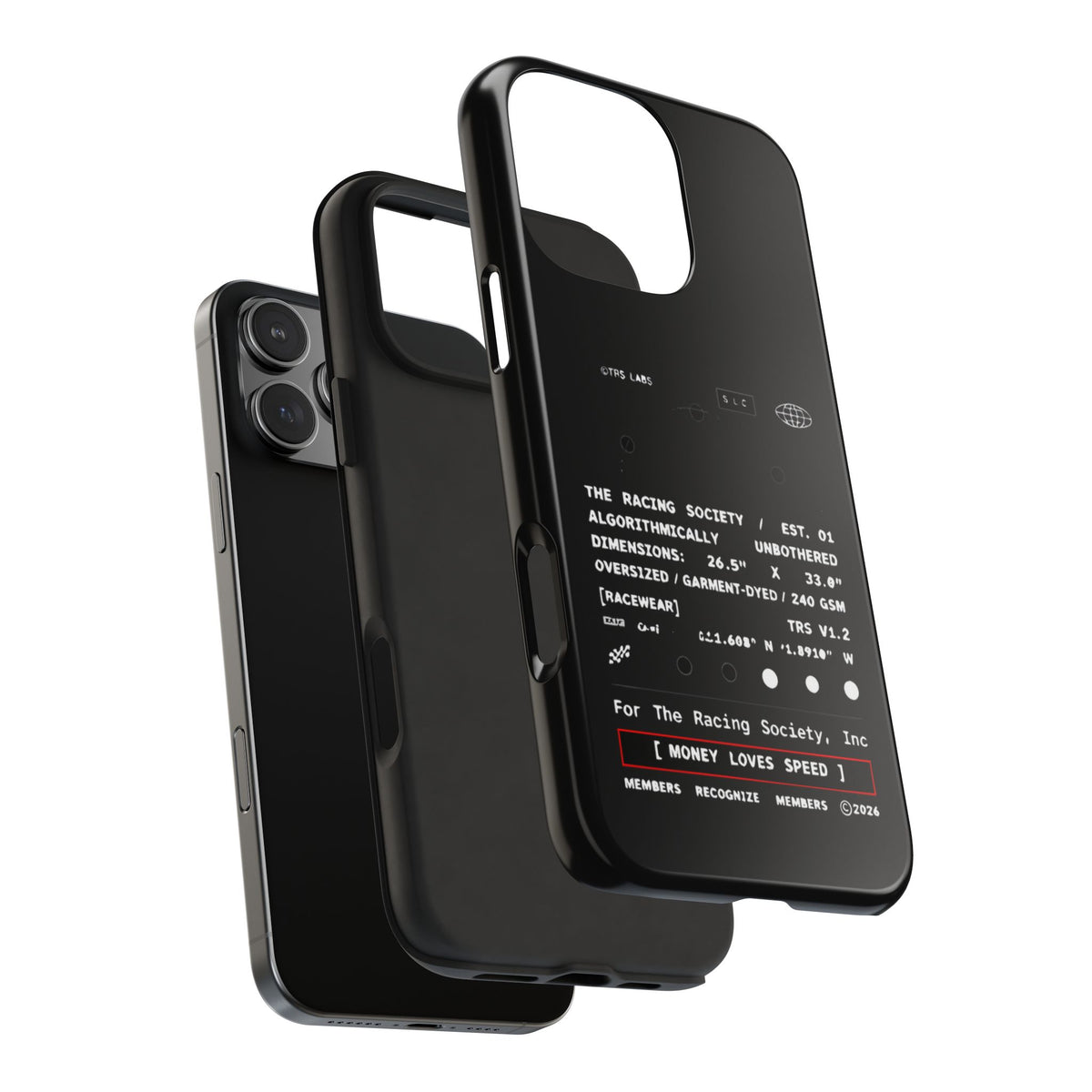 Money Loves Speed Spec — iPhone Tough Case