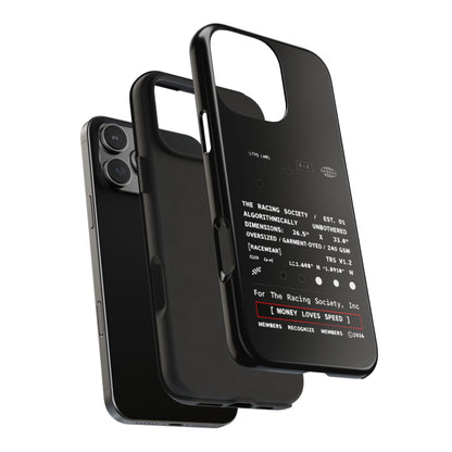 Money Loves Speed Spec — iPhone Tough Case
