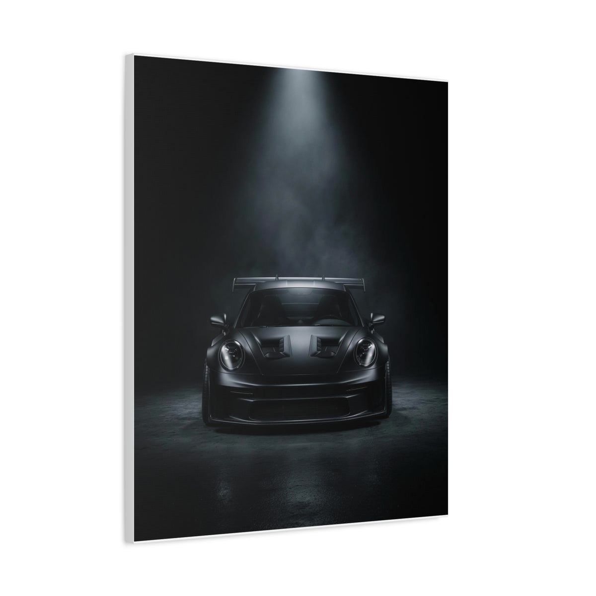 Blackout Beam car canvas wall art — canvas in office, The Racing Society