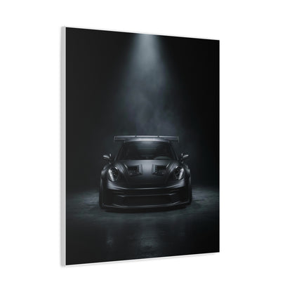 Blackout Beam car canvas wall art — canvas in office, The Racing Society