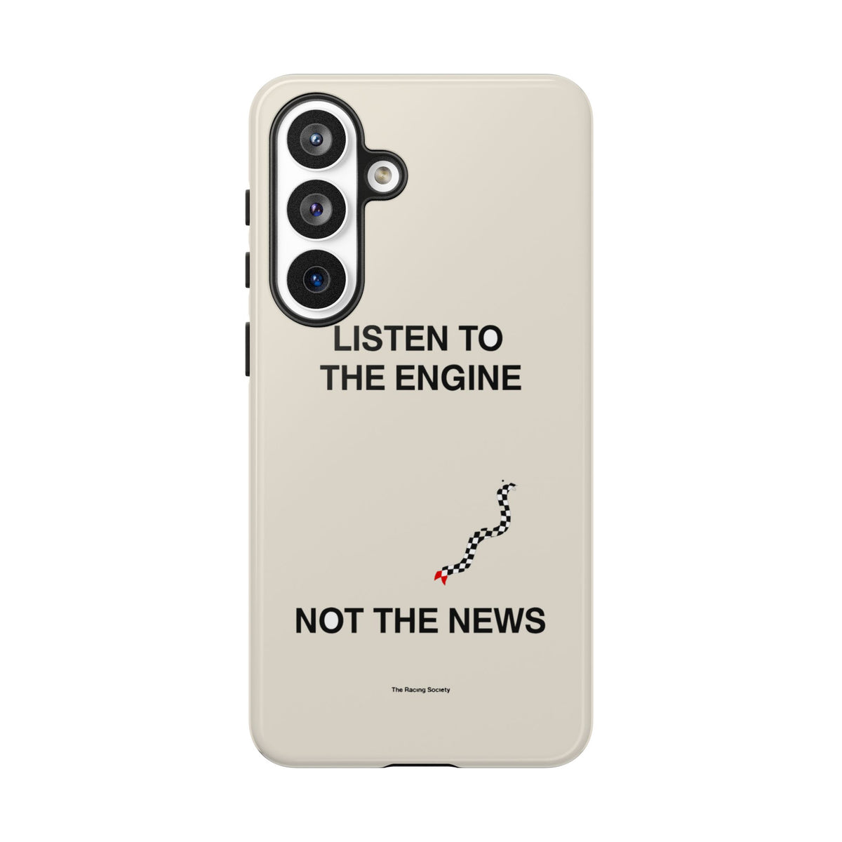 Listen To The Engine, Not The News — Samsung Galaxy Tough Case