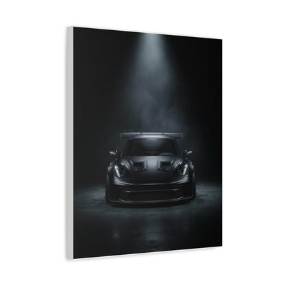 Blackout Beam car canvas wall art — canvas on wall detail, The Racing Society