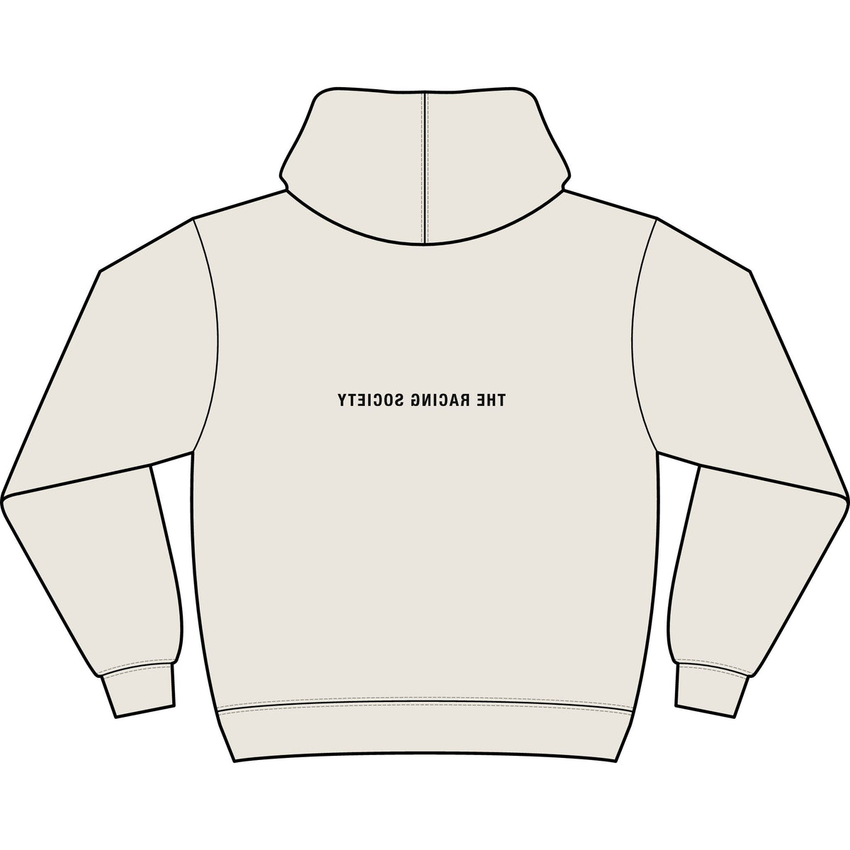 Reversed Wordmark — Box Hoodie