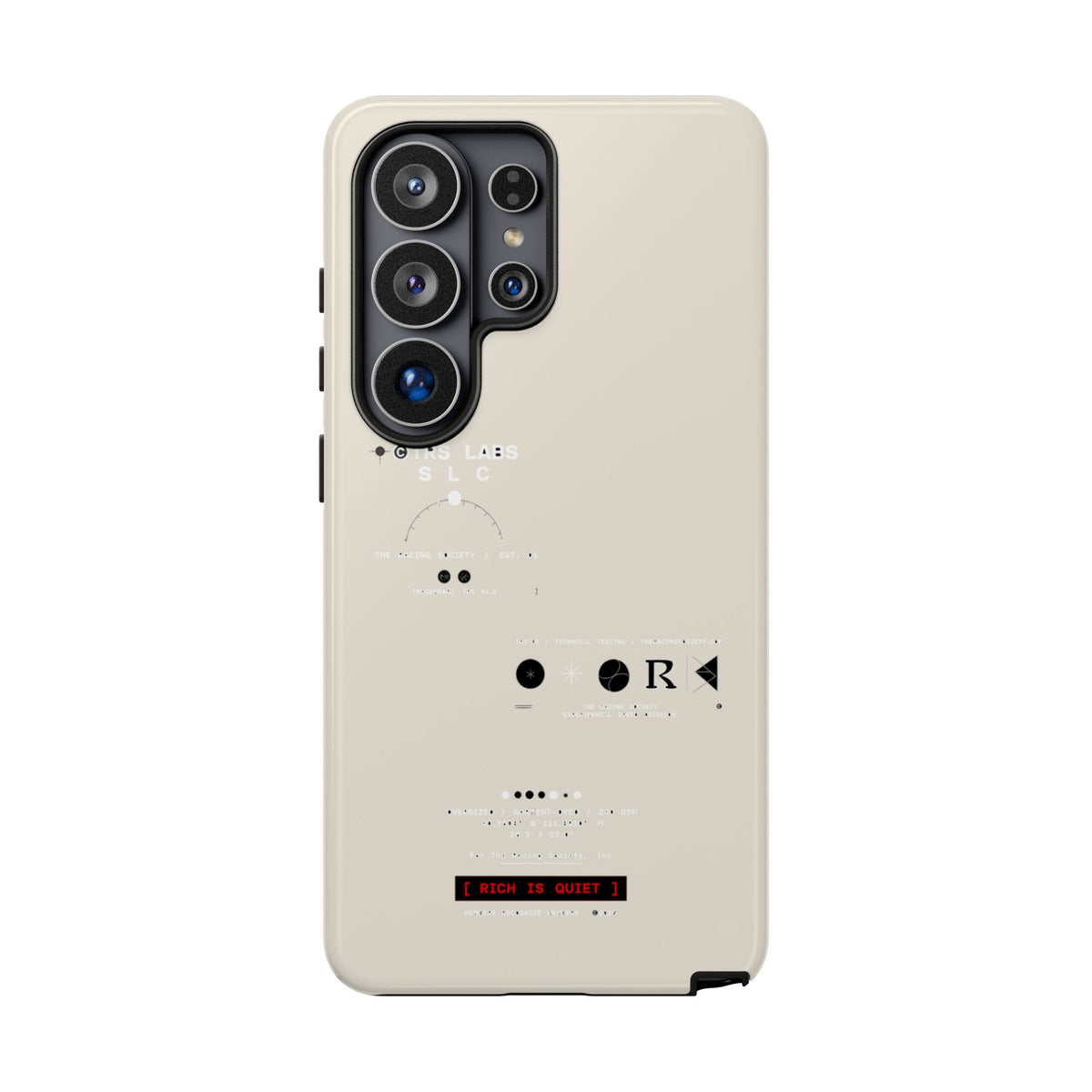 Rich Is Quiet Specimen — Samsung Galaxy Tough Case