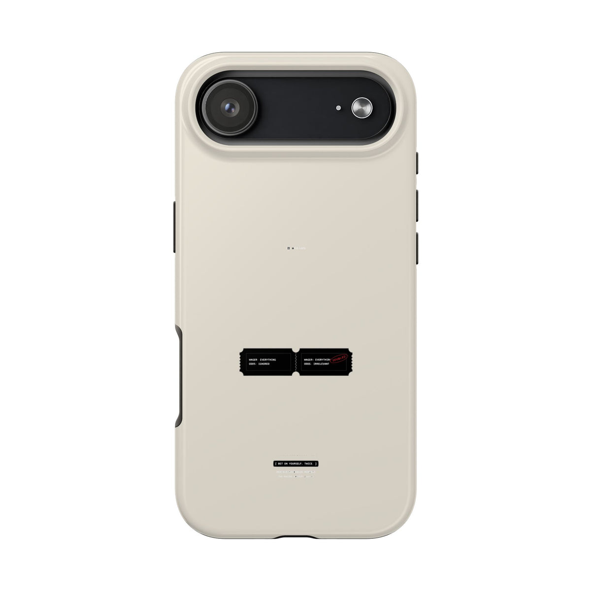 Bet On Yourself. Twice. — iPhone Tough Case