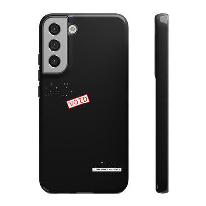 Fear Doesn't Pay Rent — Samsung Galaxy Tough Case