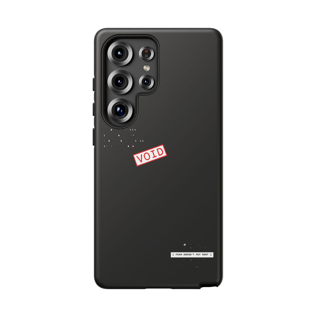 Fear Doesn't Pay Rent — Samsung Galaxy Tough Case