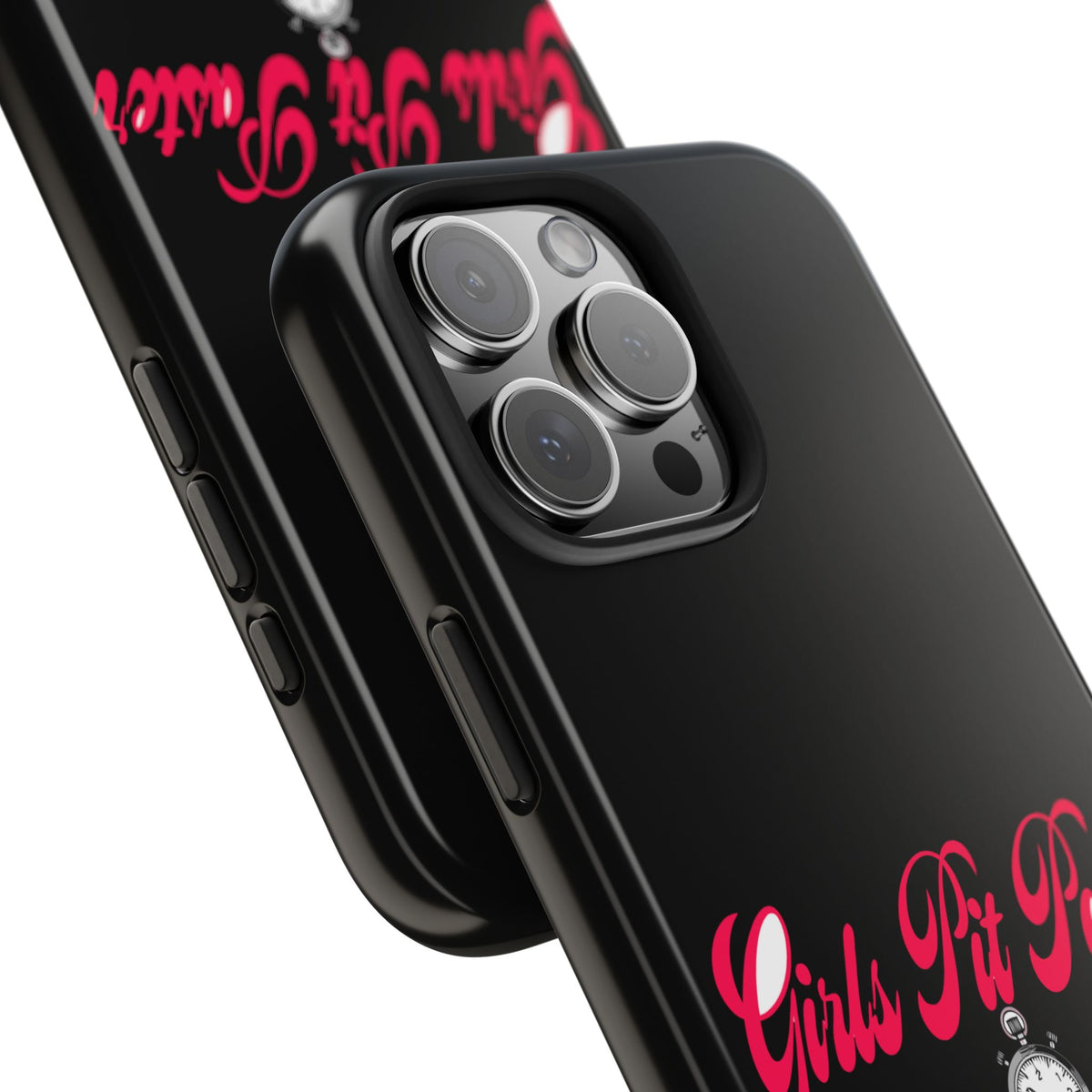 Girls Pit Faster Stopwatch — iPhone Tough Case