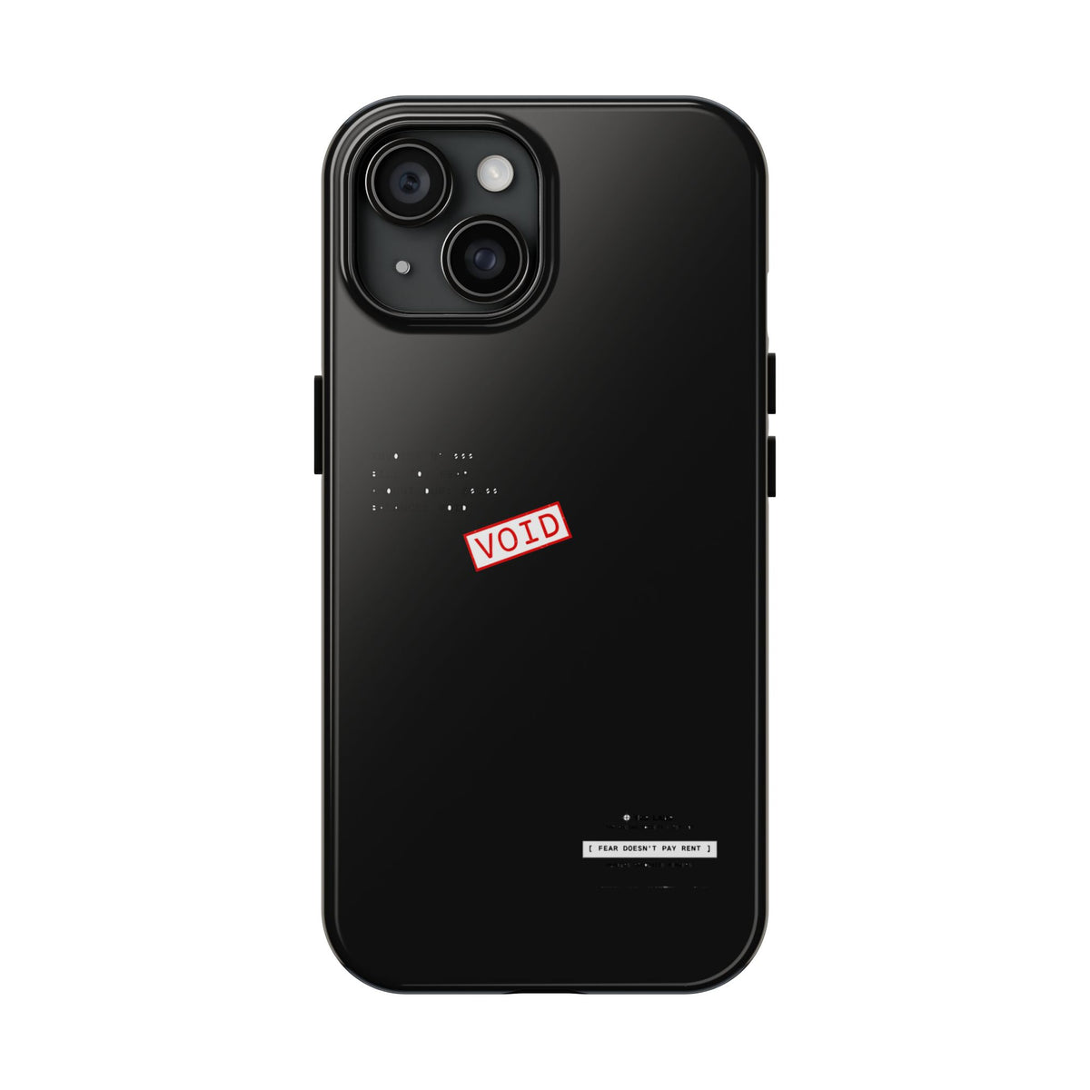 Fear Doesn't Pay Rent — iPhone Tough Case