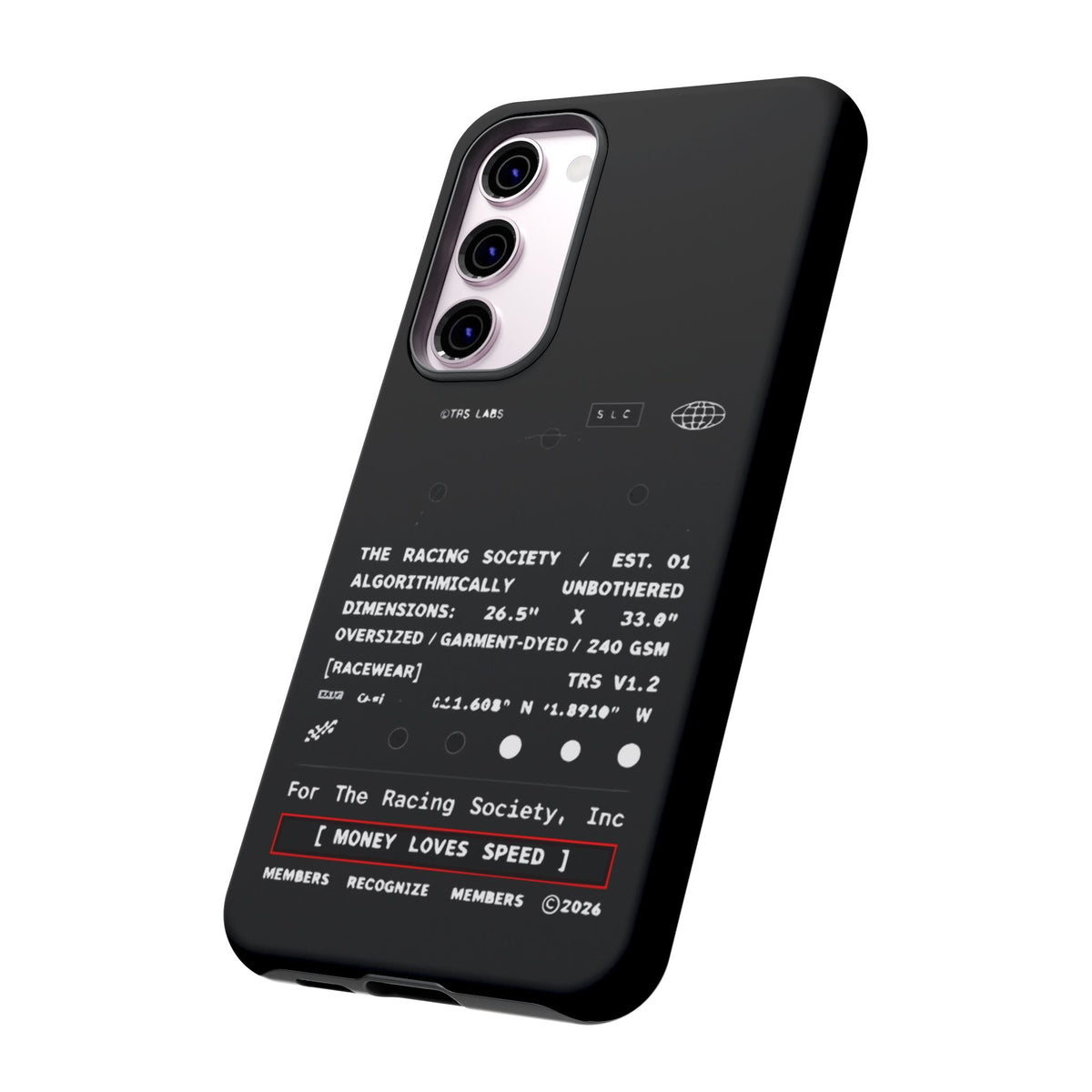 Money Loves Speed Spec — Samsung Galaxy Tough Case
