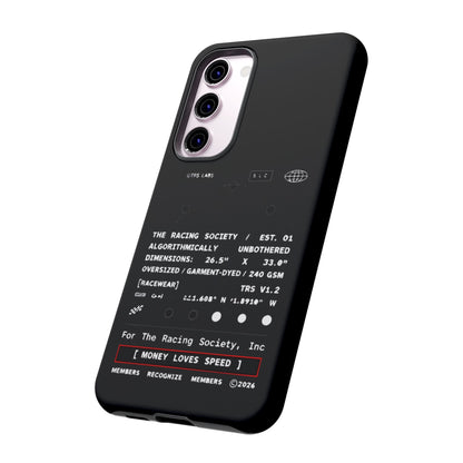 Money Loves Speed Spec — Samsung Galaxy Tough Case