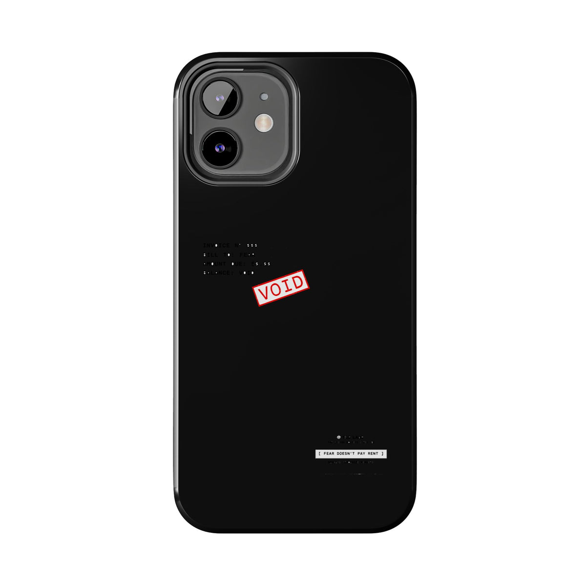 Fear Doesn't Pay Rent — iPhone Tough Case