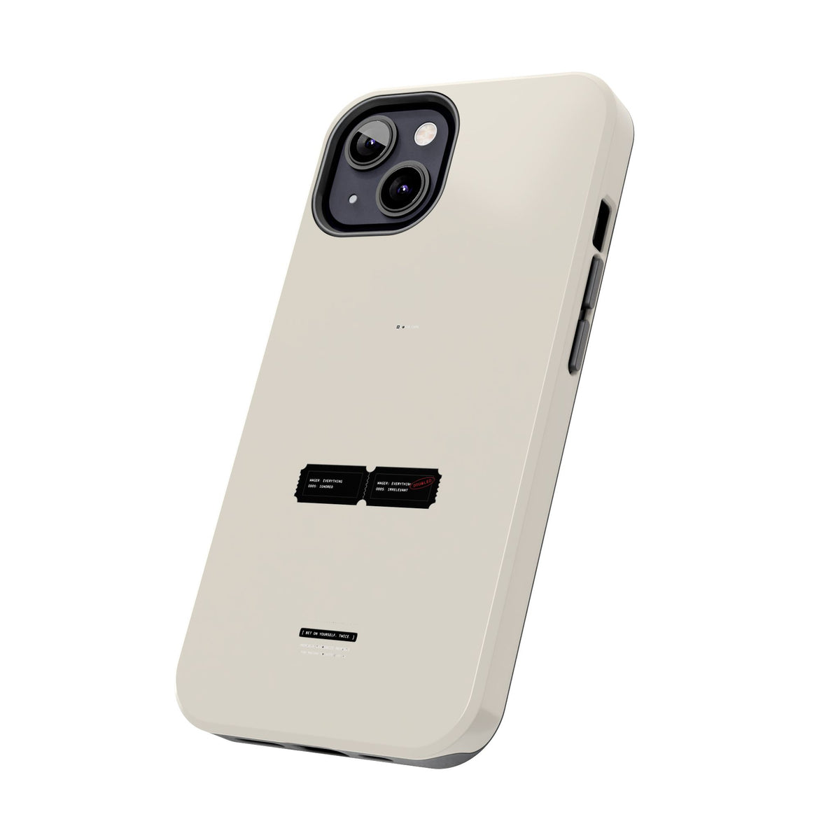 Bet On Yourself. Twice. — iPhone Tough Case